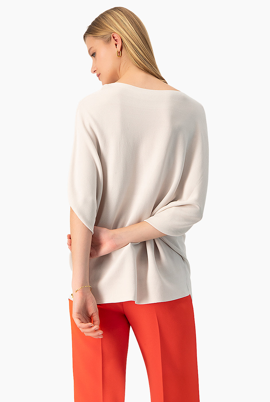 Suéter Dolman Ribbed