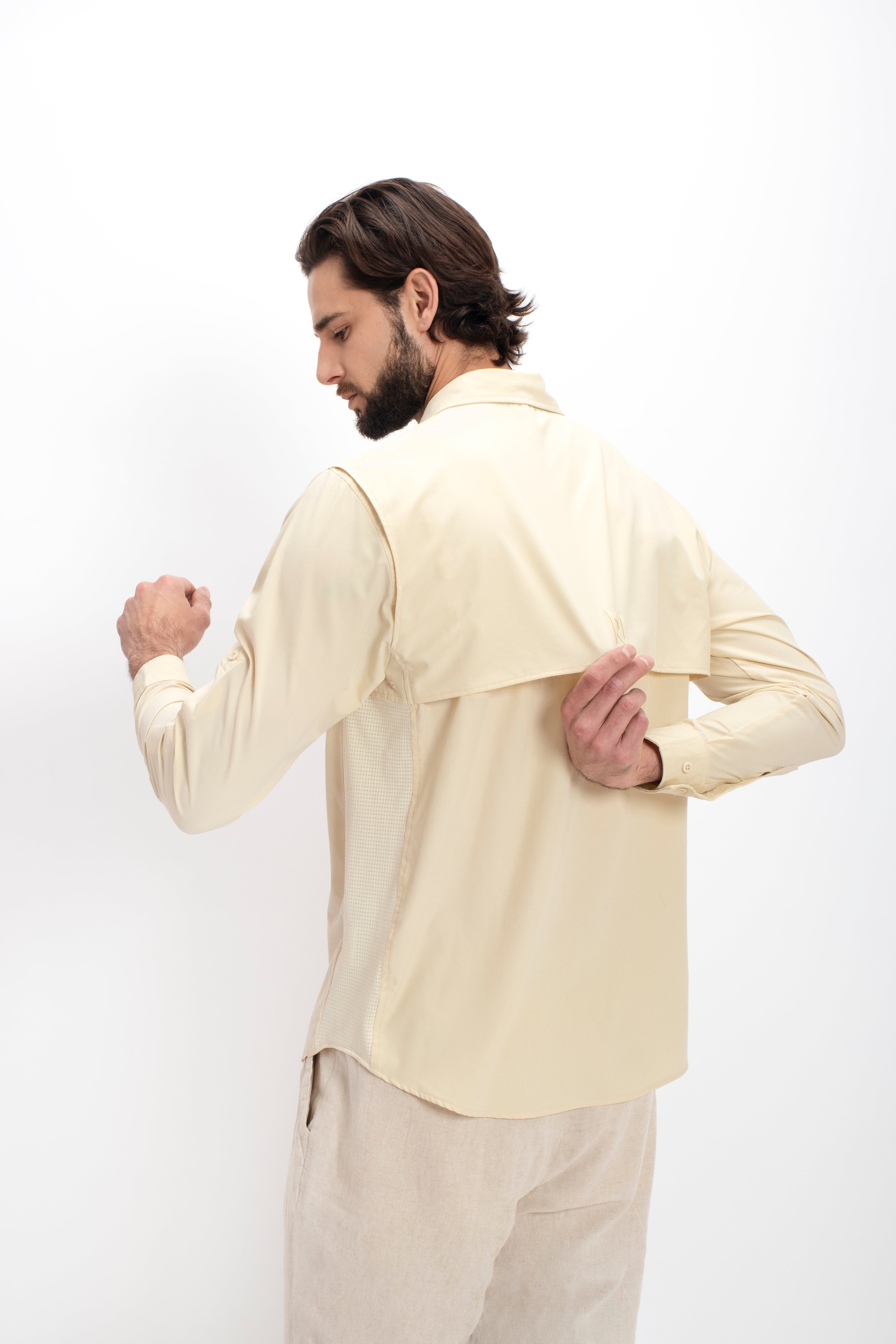 Camisa Nomad Hardwear Manga Larga Caki