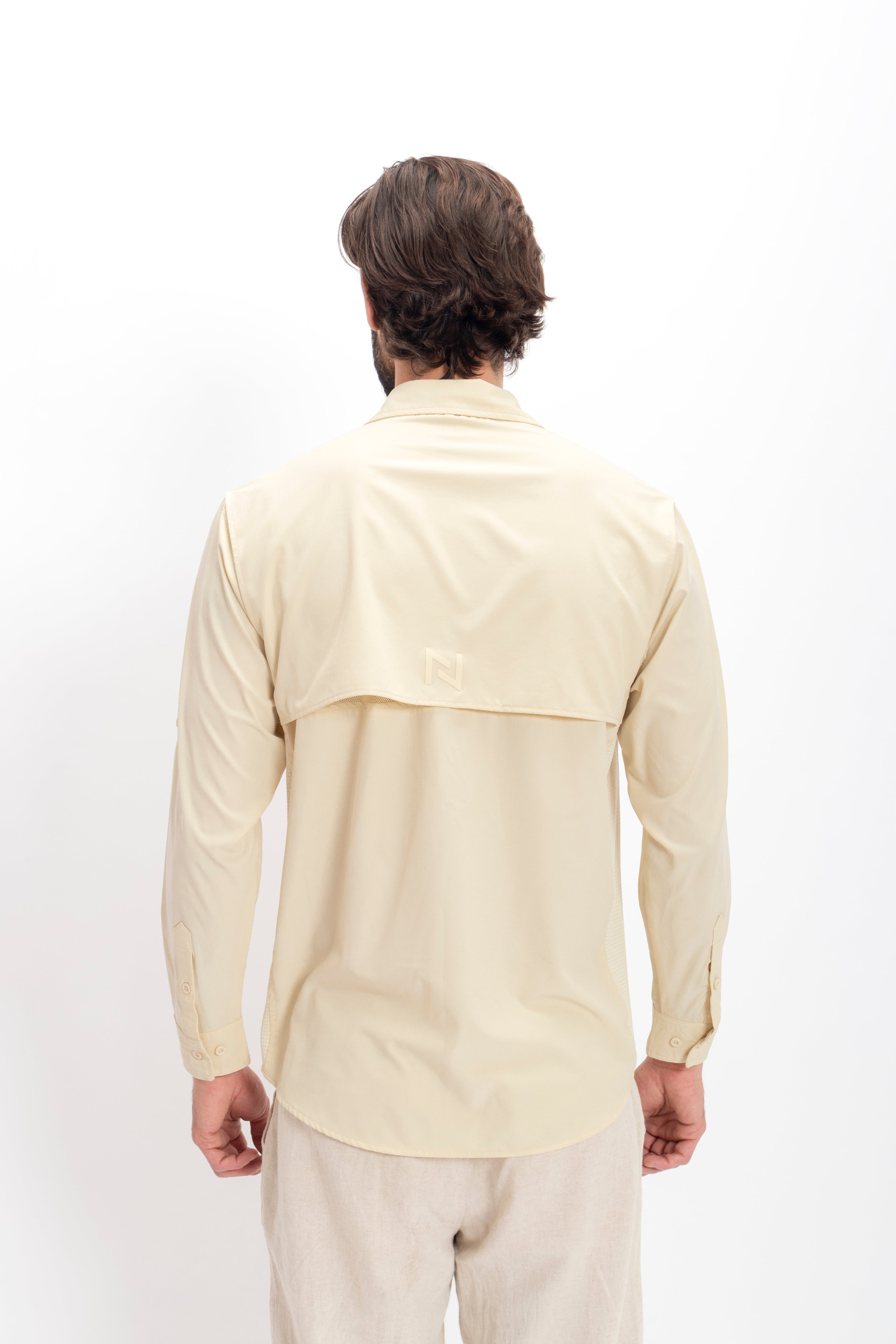 Camisa Nomad Hardwear Manga Larga Caki