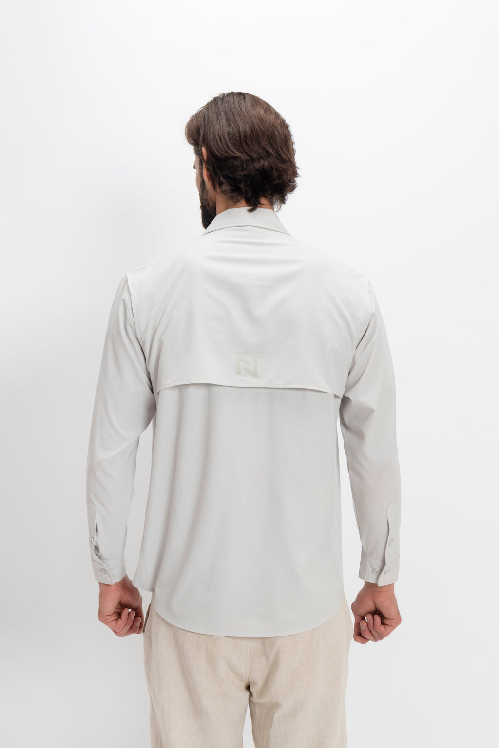 Camisa Nomad Hardwear Manga Larga Platinum