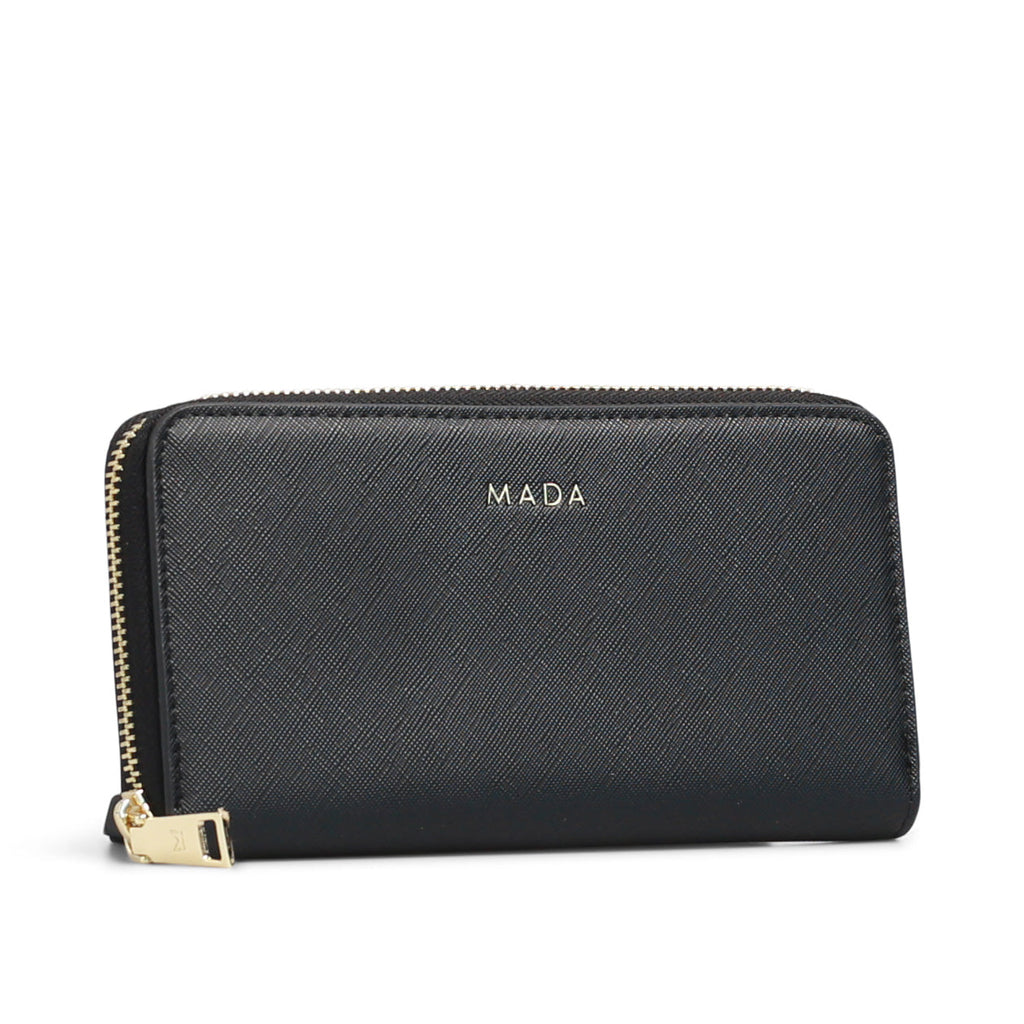 CARTERA NEVA CON ACABADO DE PIEL TEXTURIZADA