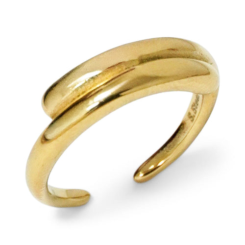 ANILLO DOBLE BANDA CRUZADA