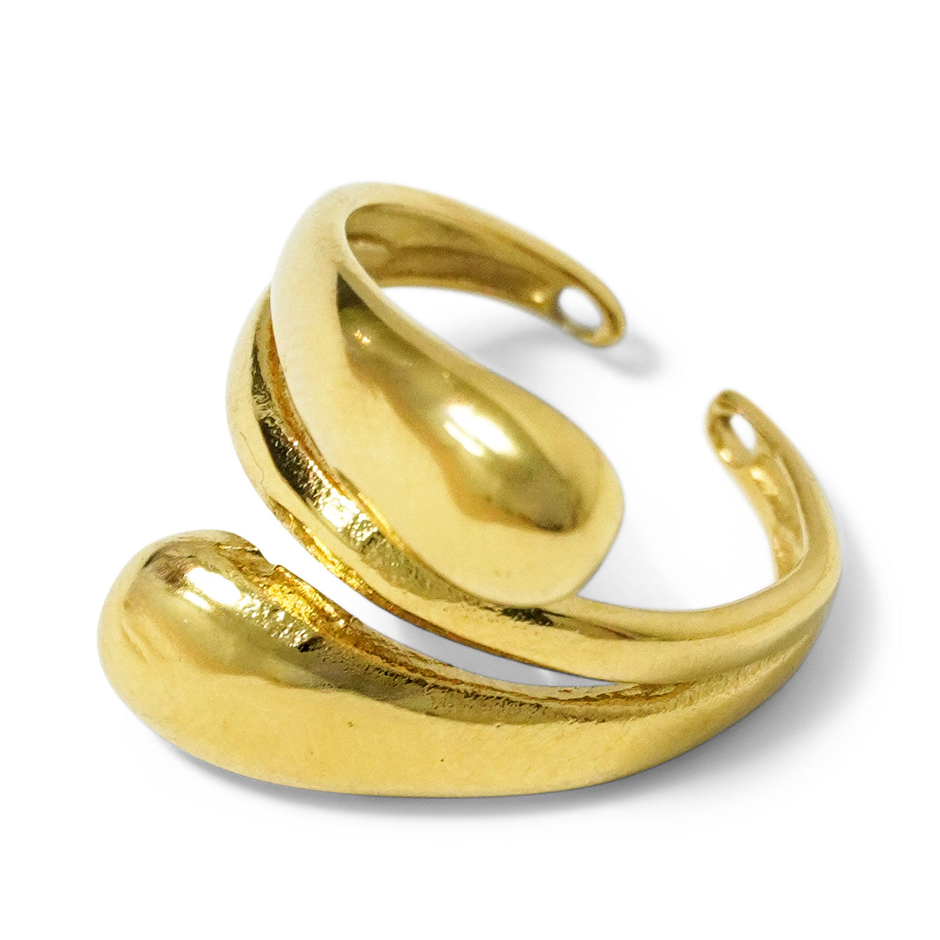 ANILLO ABIERTO DE SILUETA FLUIDA