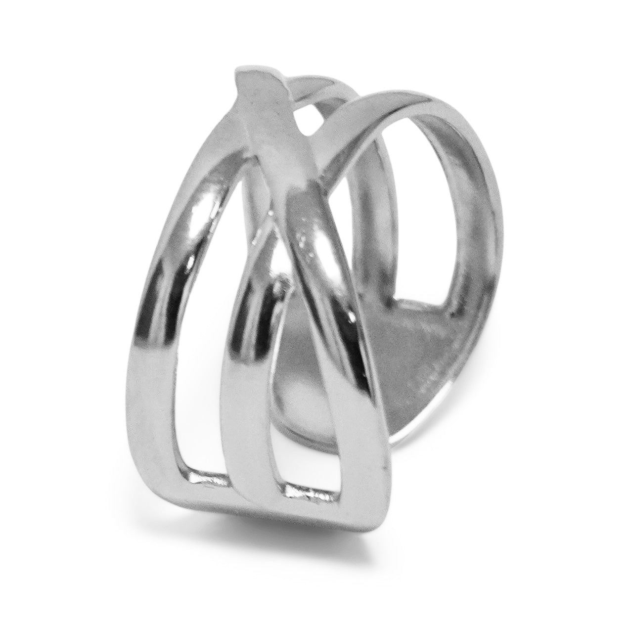 ANILLO GEOMÉTRICO DE BANDAS CRUZADAS