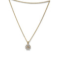 COLLAR CON COLGANTE DE FLOR EN CRISTAL